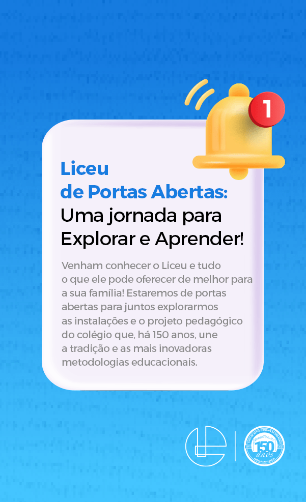 Liceu de portas abertas: Uma jornada para explorar e aprender!