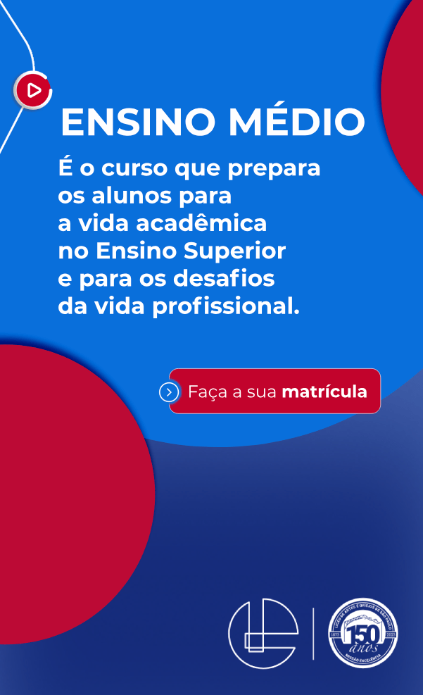 É o curso que prepara os alunos para a vida acadêmica no Ensino Superior e para os desafios da vida profissional.