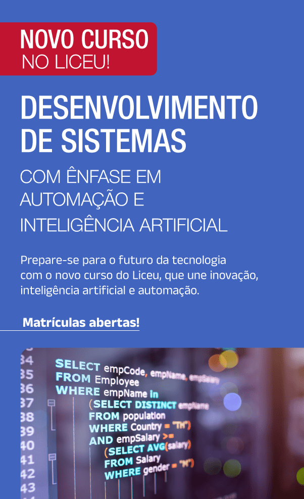 DESENVOLVIMENTO DE SISTEMAS COM ÊNFASE EM AUTOMAÇÃO E INTELIGÊNCIA ARTIFICIAL
