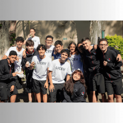 Alunos no intervalo das aulas em 2025