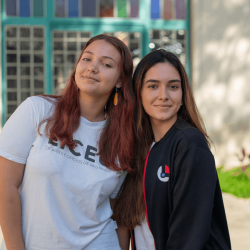 Alunos no intervalo das aulas em 2025
